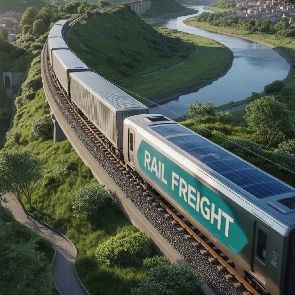 Rail freight logistics services by Movizy Freight India