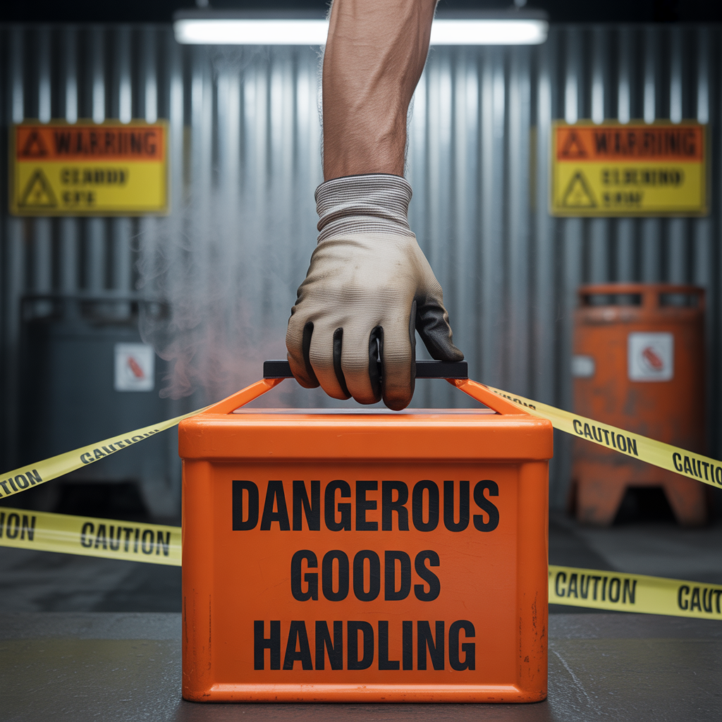 Dangerous goods cargo handling services by Movizy Freight India
