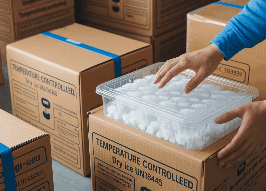 dry ice packaging service for pharma shipments India