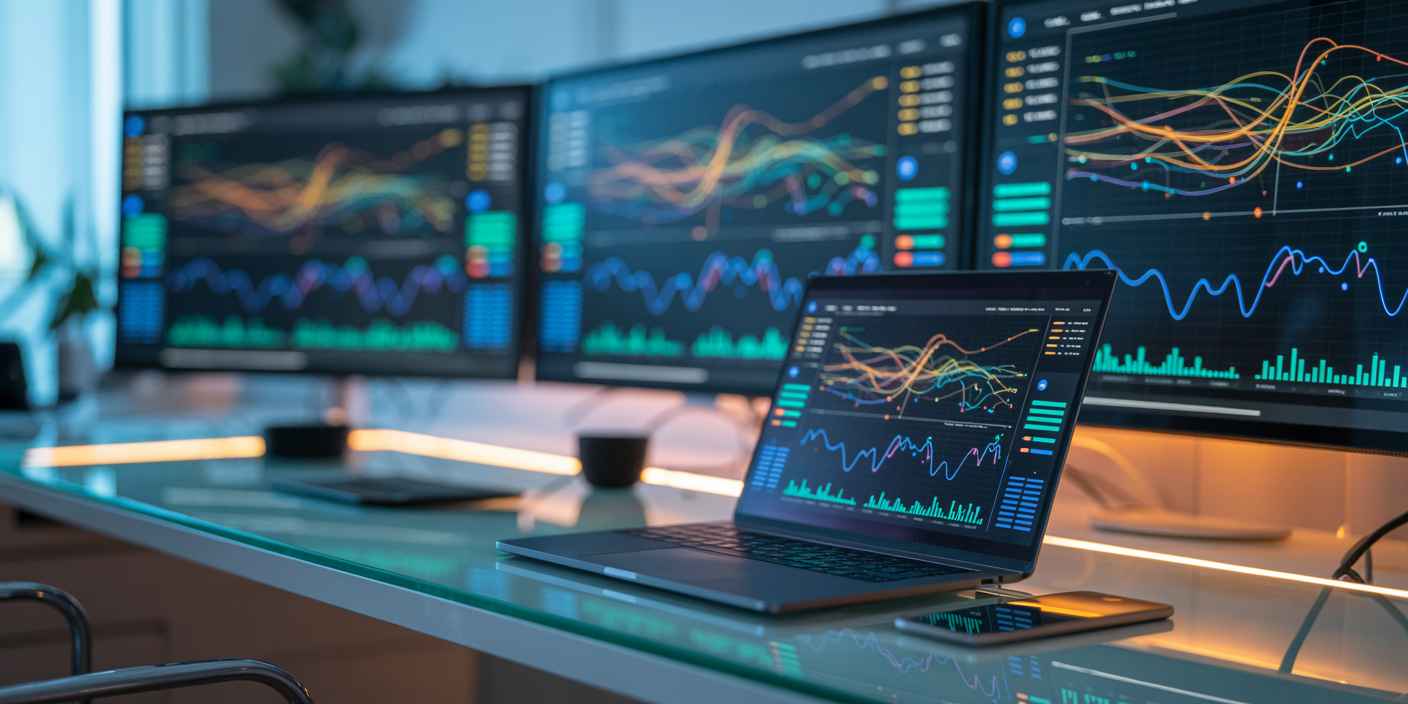 AI predictive analytics logistics dashboard showing demand forecast and route optimization